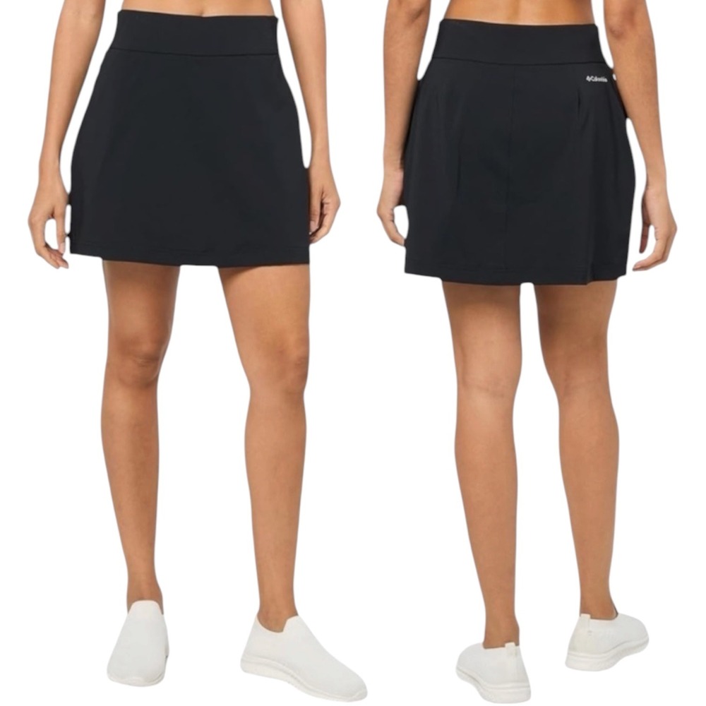 Columbia Climber Canyon Skort Black Women's M‎ Sporty Tennis Golf Pickleball